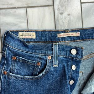 Jeans, Levi’s straight ribcage